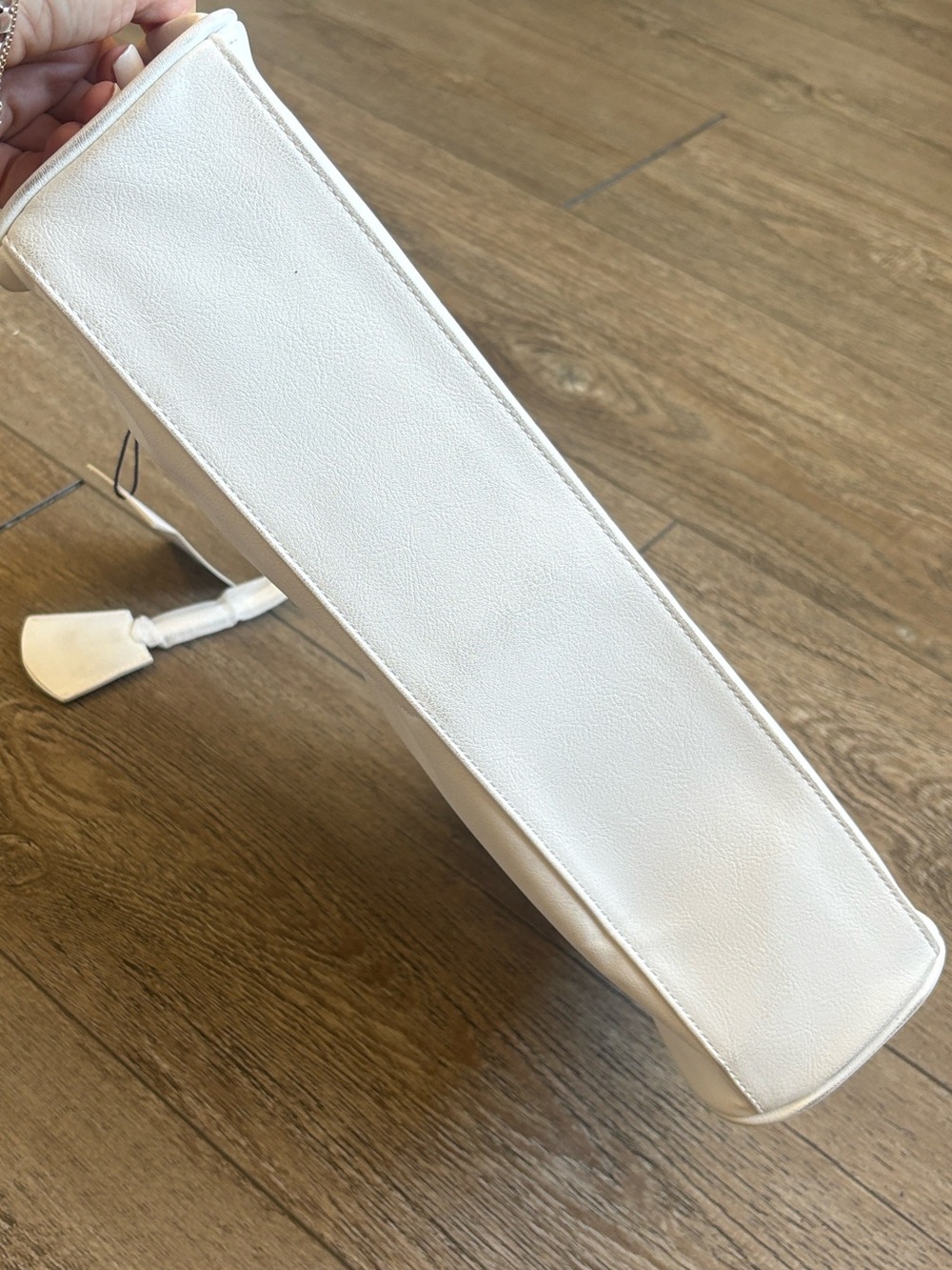 Praying White Drummer Boy Piano Key Music Note Top-Handle Purse Crossbody Strap - Picture 5 of 7